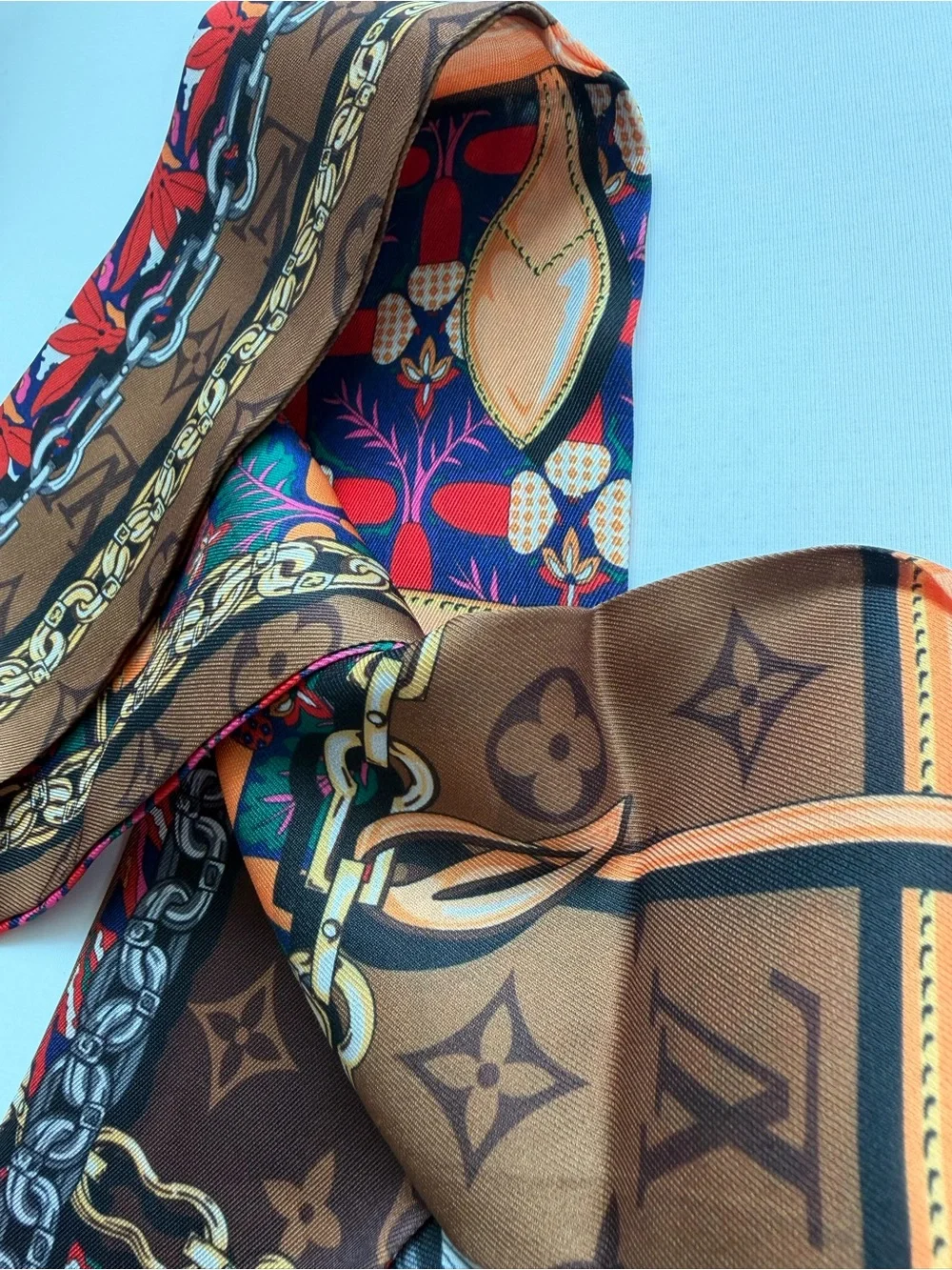 Louis Vuitton silk scarf